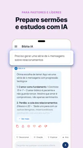 Bíblia IA: Estudo & Devocional screenshot