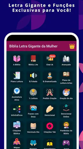 Bíblia Letra Gigante da Mulher screenshot
