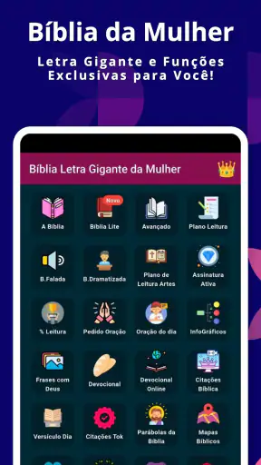 Bíblia Letra Gigante da Mulher screenshot
