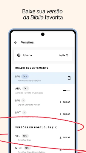 Bíblia Sagrada Áudio + Offline screenshot