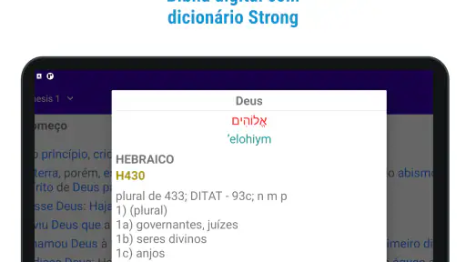 Bíblia Strong (Português) screenshot