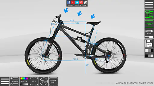 Bike 3D Configurator screenshot