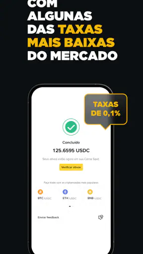 Binance Compre Bitcoin Cripto screenshot