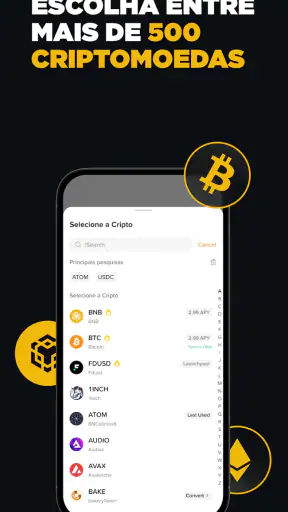 Binance Compre Bitcoin Cripto screenshot