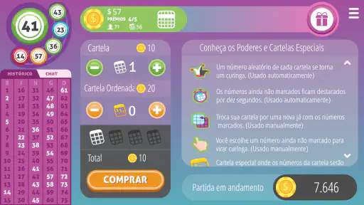 Bingo Online MegaJogos screenshot