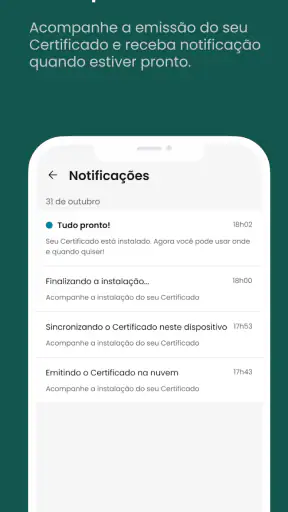 Bird ID: Certificado Digital screenshot