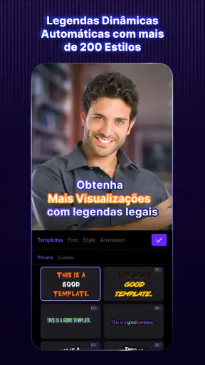Blink Legendas by Vozo AI screenshot
