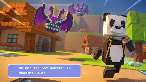 Blocky Quest: Panda Adventure screenshot