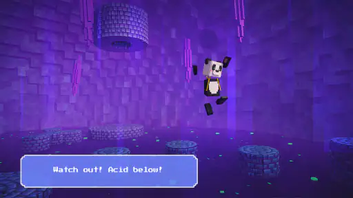 Blocky Quest: Panda Adventure screenshot