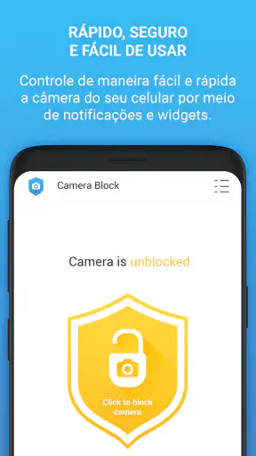 Bloqueador Camera: Anti espião screenshot