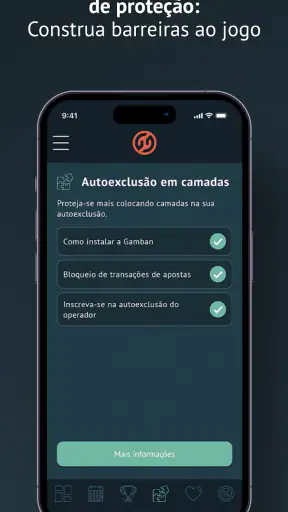 Bloqueio aposta - Gamban screenshot