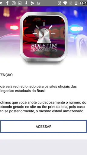 BO: Guia Boletim de ocorrencia screenshot