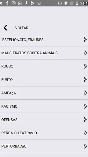 BO: Guia Boletim de ocorrencia screenshot