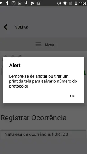 BO: Guia Boletim de ocorrencia screenshot