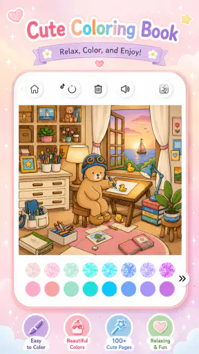 BOBBIE Goods Coloring Game screenshot