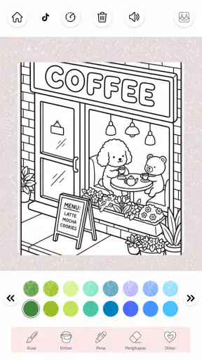 BOBBIE Goods Coloring Game screenshot
