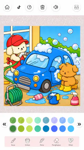 BOBBIE Goods Coloring Game screenshot
