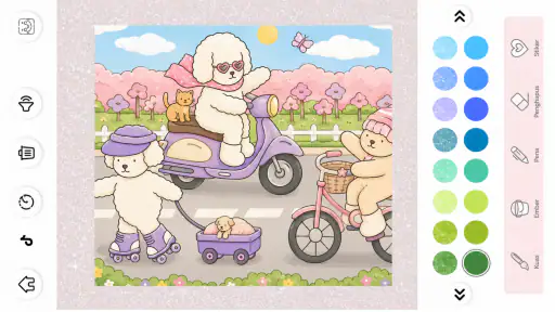 BOBBIE Goods Coloring Game screenshot