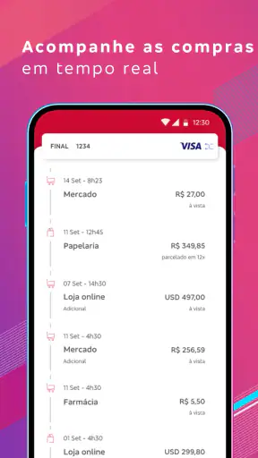 Bradesco Cartões screenshot
