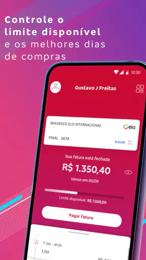 Bradesco Cartões screenshot