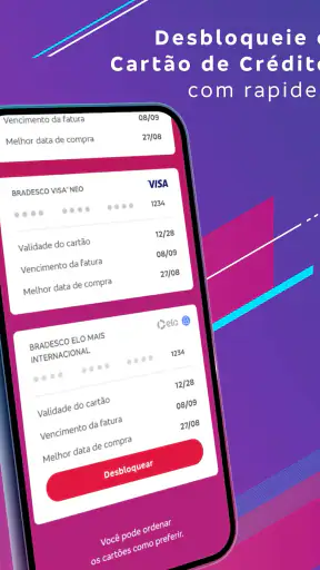 Bradesco Cartões screenshot
