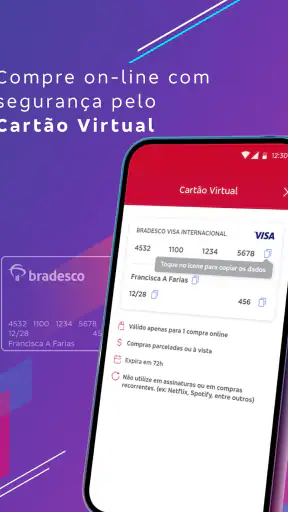 Bradesco Cartões screenshot