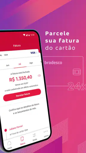 Bradesco Cartões screenshot