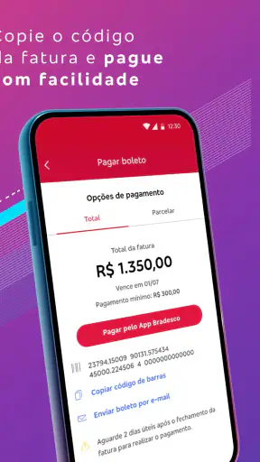 Bradesco Cartões screenshot