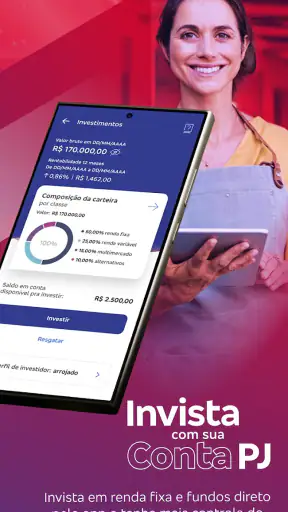 Bradesco Empresas: Conta PJ screenshot