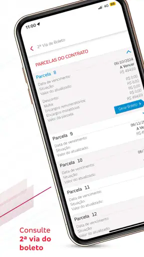 Bradesco Financiamentos screenshot