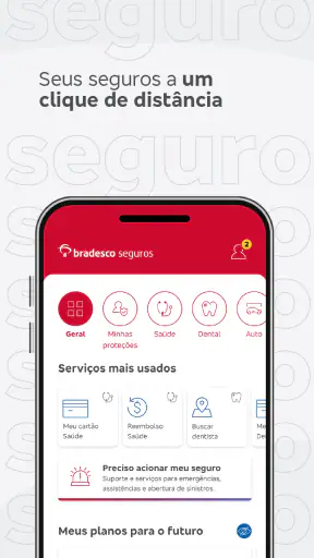 Bradesco Seguros screenshot