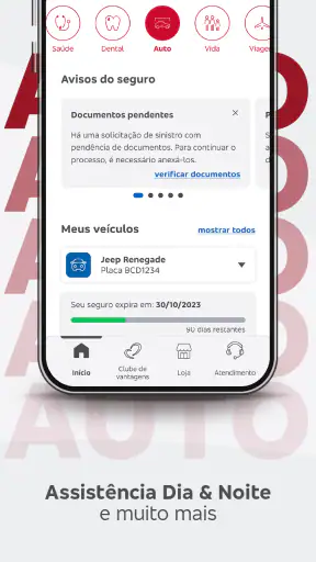 Bradesco Seguros screenshot