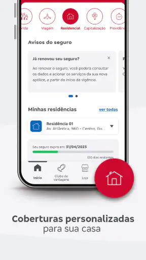 Bradesco Seguros screenshot