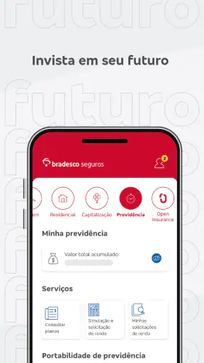 Bradesco Seguros screenshot