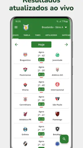 Brasileirão 2026 Série A B e C screenshot