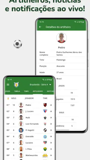 Brasileirão 2026 Série A B e C screenshot