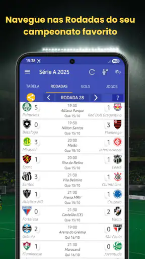 Brasileirão 2026 Série A BCD screenshot