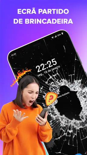 Broken Screen: Magic Wallpaper screenshot