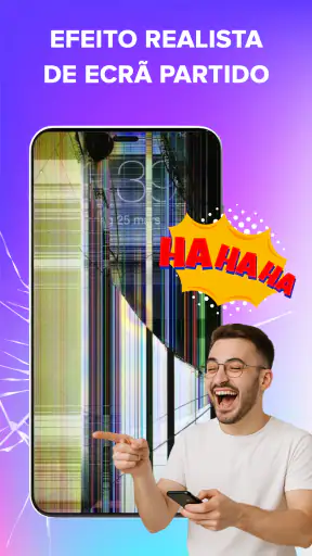 Broken Screen: Magic Wallpaper screenshot