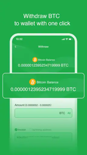 BtcCoin-Cloud Miner Mining screenshot