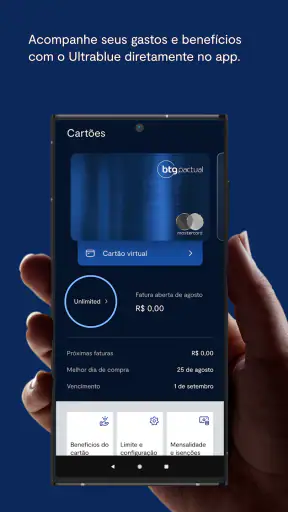 BTG Pactual Banking screenshot