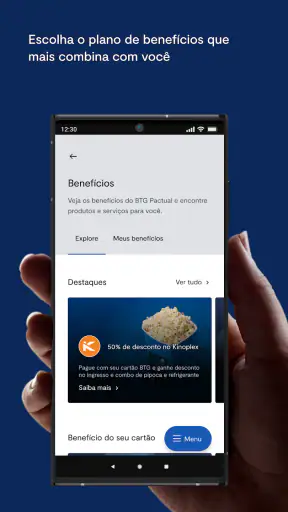 BTG Pactual Banking screenshot