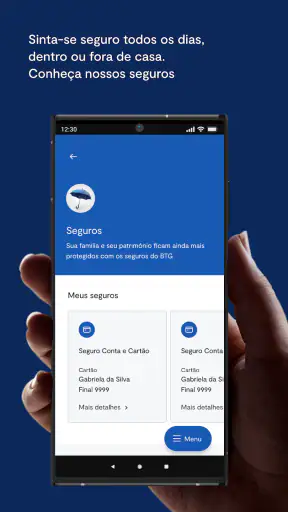BTG Pactual Banking screenshot