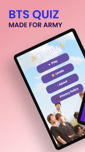 BTS Quiz for ARMY 2025 screenshot