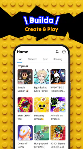 Builda Criar Jogo screenshot
