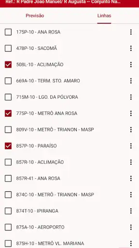 BusFinder - Ônibus SP screenshot