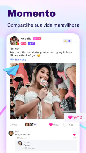 BuzzCast - Live Video Chat App screenshot