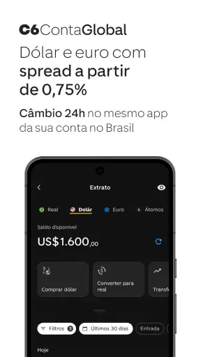 C6 Bank: Cartão, Conta e Mais! screenshot