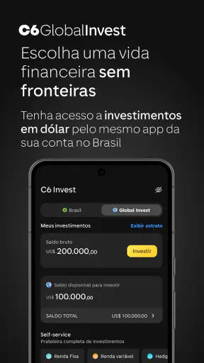 C6 Bank: Cartão, Conta e Mais! screenshot