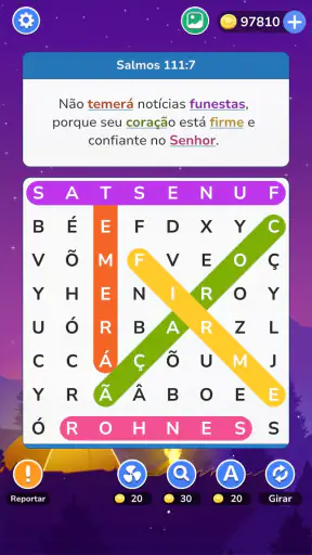 Caca Palavras Cruzadas Bíblia screenshot